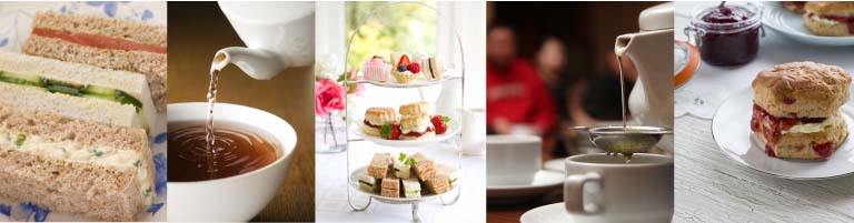 Image strip inspired by the perfect afternoon tea...