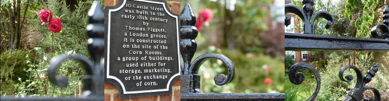 Details of the exterior of Farnham's 18th Century Corn Exchange