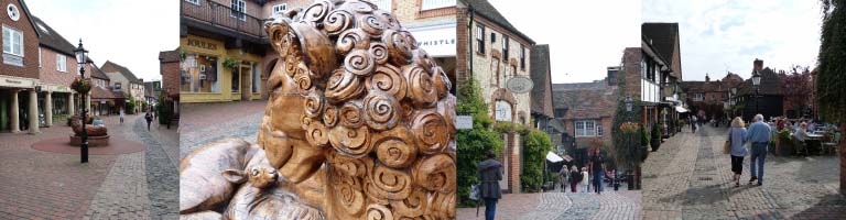 The Lion & Lamb Yard, off Farnham High Street