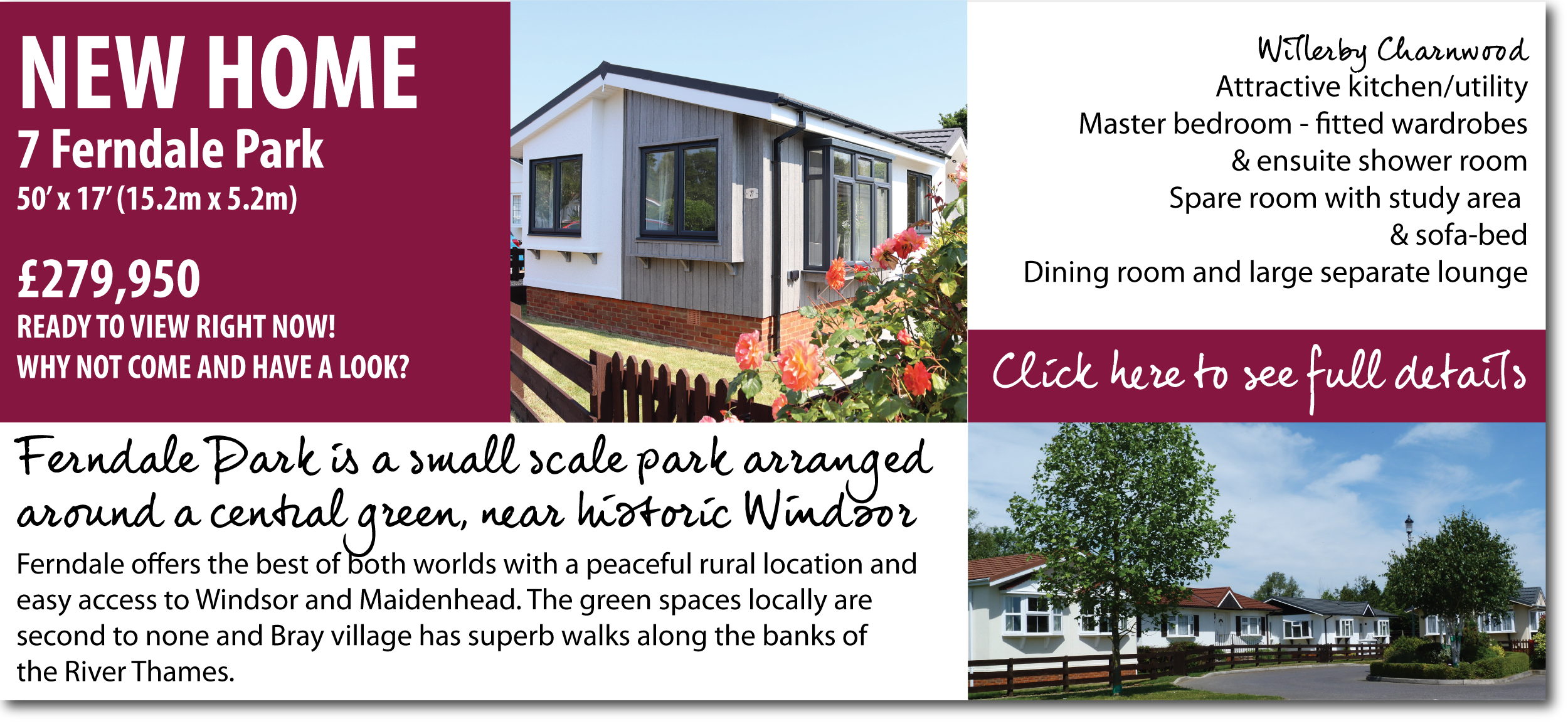 Ferndale Park - Quality award Mobile Home Park in Berkshire, UK 